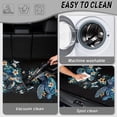 thumbnail image 5 of HUISEFOR Sea Turtle Flowers Car Trunk Mat for Women All Weather Trunk Protection Cargo Liner Non-Slip Easy Installation Fits for Most Cars SUV, 5 of 7