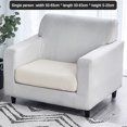 thumbnail image 1 of CAROOTU Solid Color Thicken Elastic Sofa Seat Cushion Cover Furniture Protector Corn, 1 of 5