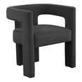 thumbnail image 1 of TOV Furniture Sloane Black Velvet Upholstered Dining Chair, 1 of 7