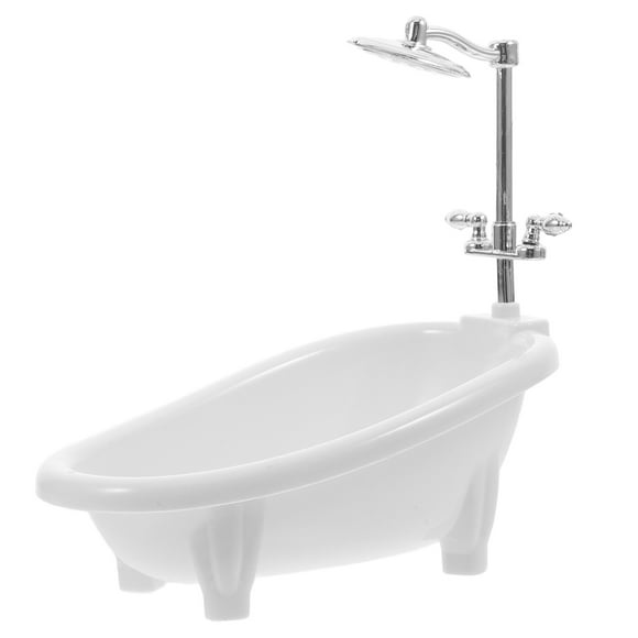 Casa de muñecas Mini bañera Mini casa de muñecas bañera delicada casa de muñecas decoración de bañera