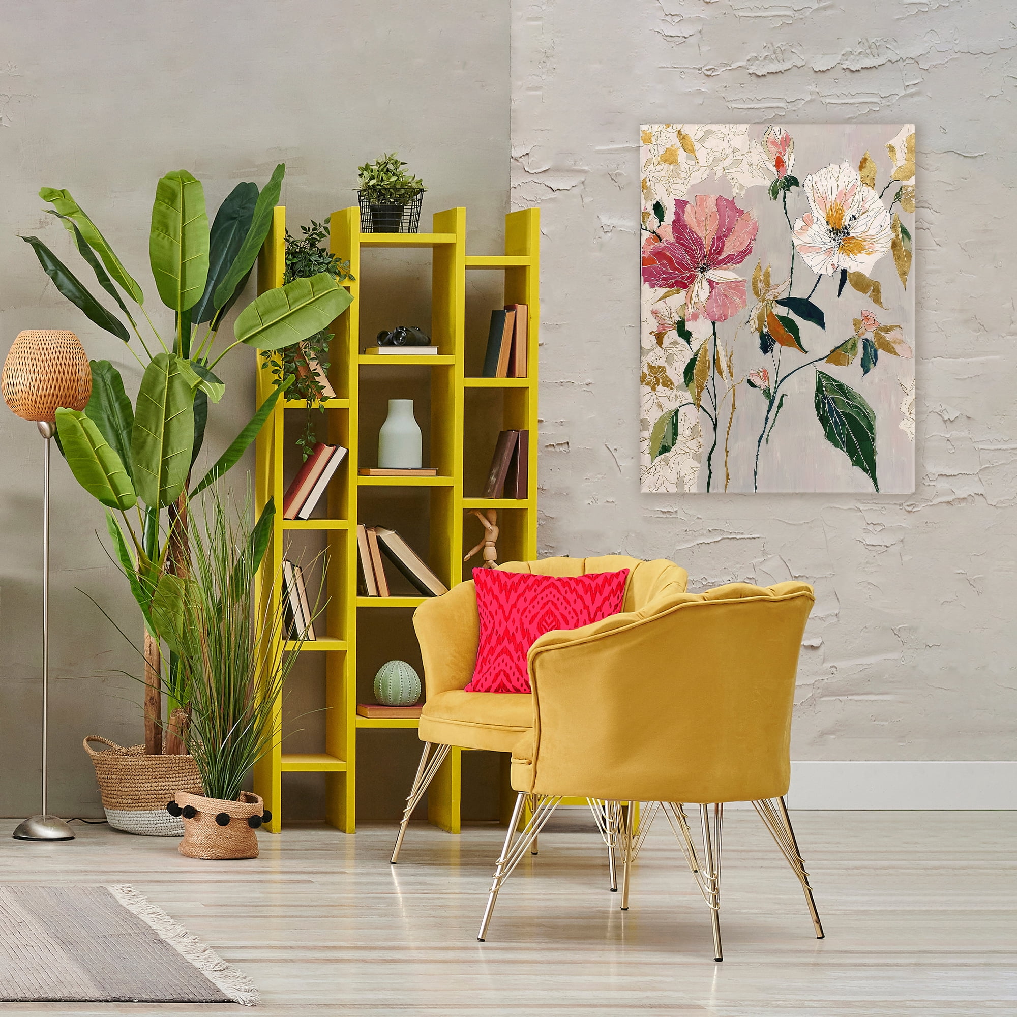 Playful Assumption Abstraction Canvas Wall Art, design by Annabelle Hall