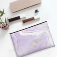 thumbnail image 6 of Sigee Lavender Glitter Foil Stripes for Multipurpose Zipper Pouch Paper Reusable Cosmetic bag for Purse Water Resistant Gift, 6 of 8