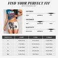 thumbnail image 5 of Rateoe Cowboy Ride A Horse Printed Power Workout Shorts for Women Tummy Control Squat Proof Ribbed Thick Seamless Scrunch Active Short-XX-Large, 5 of 8