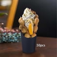 thumbnail image 4 of Egg Waffle Paper Cup Kraft Paper Cups Holder Thickened For Food Trays Store, 4 of 5