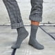 thumbnail image 5 of 5 pares de calcetines de algodón antideslizantes para hombre, cómodos y cálidos, para invierno y otoño (rombos), 5 of 6