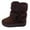 Coffee, variant on Toddler Boots Girls Autumn Winter Thick Soles Non Warm Comfortable Solid Furry Shoes Toddler Snow Boots Pink 21