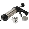 thumbnail image 2 of 22 Piece Set Multifunctional Stainless Steel Decorating Gun, Hand Pressing Biscuit Machine, Diy Baking Tools, 2 of 5