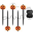 thumbnail image 2 of Luces solares de jardín Luces solares al aire libre LED Halloween Luz solar para césped Calabaza 3D para la celebración de días festivos, 2 of 9