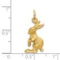 thumbnail image 3 of 14k Yellow Gold Jack Rabbit Charm, 3 of 4