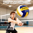 thumbnail image 4 of Piel de poliuretano KUYOTQ para voleibol de 3 mm de grosor, talla oficial 5, 4 of 8