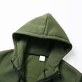 thumbnail image 5 of TFEOQRY Hooded Sweatshirts for Men Casual Zipper Jackets with Pockets Long Sleeve Hooded Tops Olive Green, 5 of 7