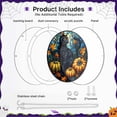 thumbnail image 5 of Tarmeek Halloween Decorations Acrylic Puzzle Sun Catcher Hanging Ornament for Window, Festive Home Decor Gift for All Ages, Stress-Relieving DIY Craft, 7.4in, 5 of 9