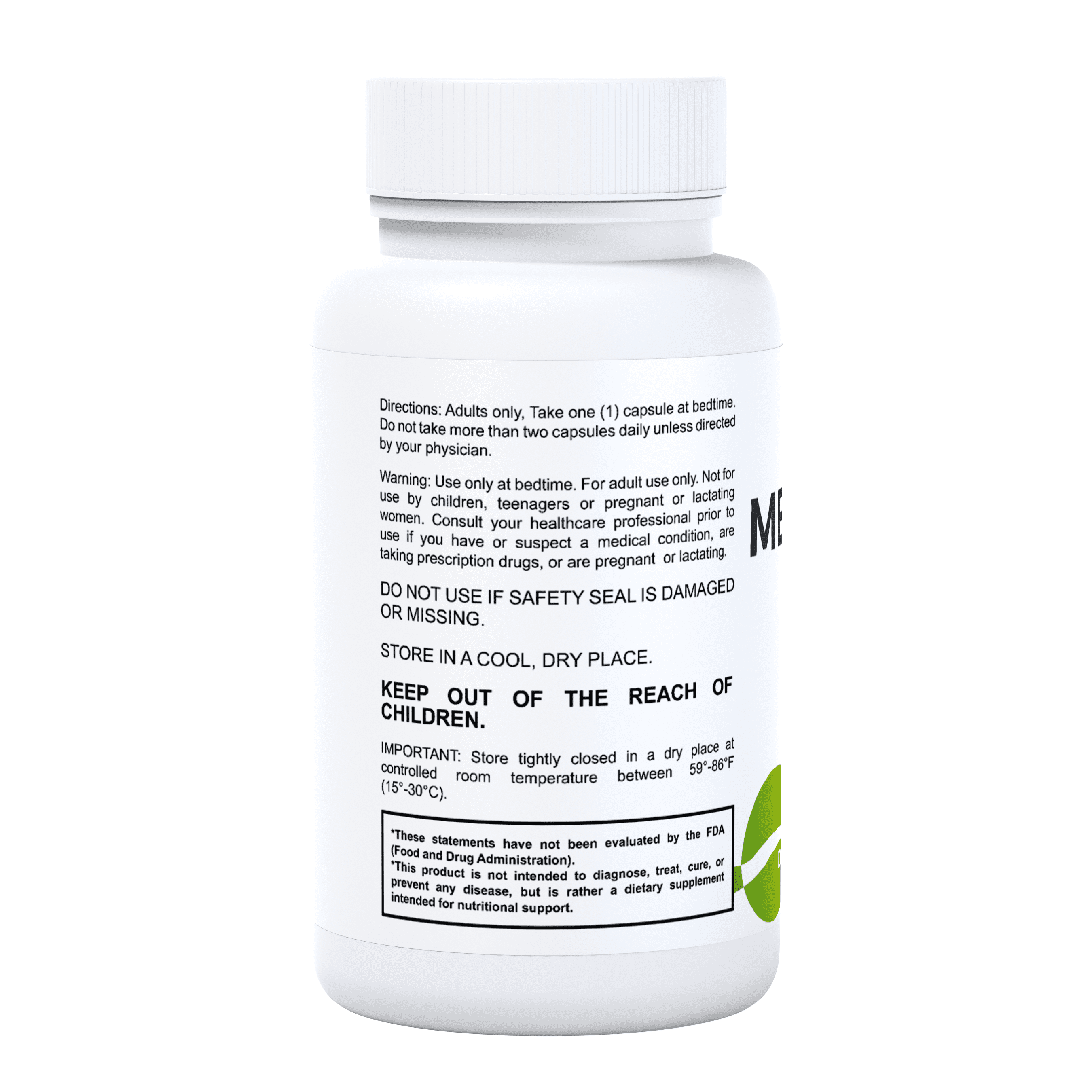 MELATONIN - Sleep Aid - Restful Sleep - Deep sleep - Relaxation - 60 Cap