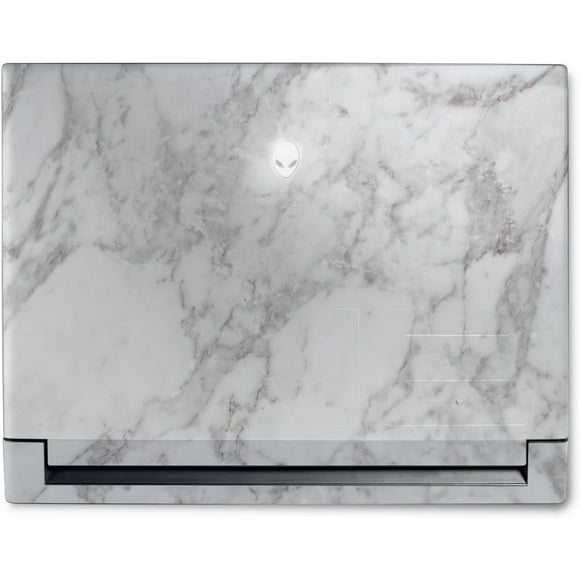 MightySkins Skin Compatible with Alienware M18 R1 (2023) Full Wrap Kit - Frost Marble | Protective, Durable, and Unique