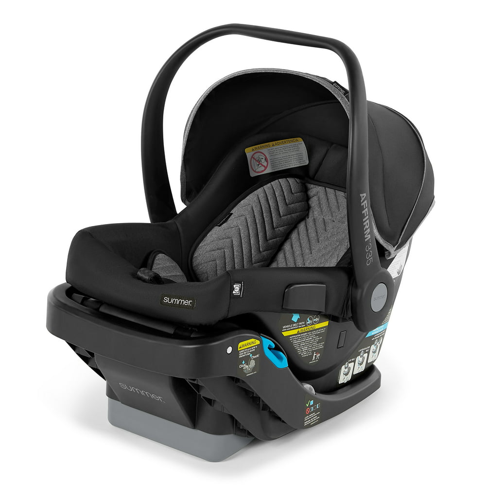 Summer™ Affirm 335 Rear-Facing Infant Car Seat, Onyx Black– Including ...