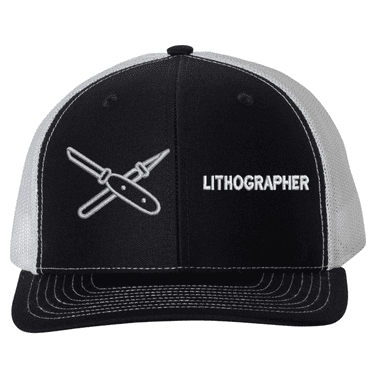 Navy Lithographer (LI) Rating USA Mesh-Back Cap