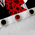 thumbnail image 4 of Homewish Cheetah Leopard Print Blackout Curtains Set of 2 (52x84 Each) for Girl, Black Red Butterfly Animal Window Curtains, Stripes Abstract Curtains and Drapes, Curtains Blackout Decor, 4 of 6