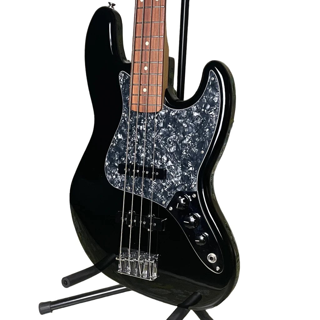 Pickguard Per Fender Basso Pickguard Per Basso Jazz – Piastra Graffio Per Basso J, Adatta A Fender USA E MEX, Plastica Nera Piastra Pickguard J-Bass - Foto 9