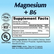 (12 pack) Magnesium + B6