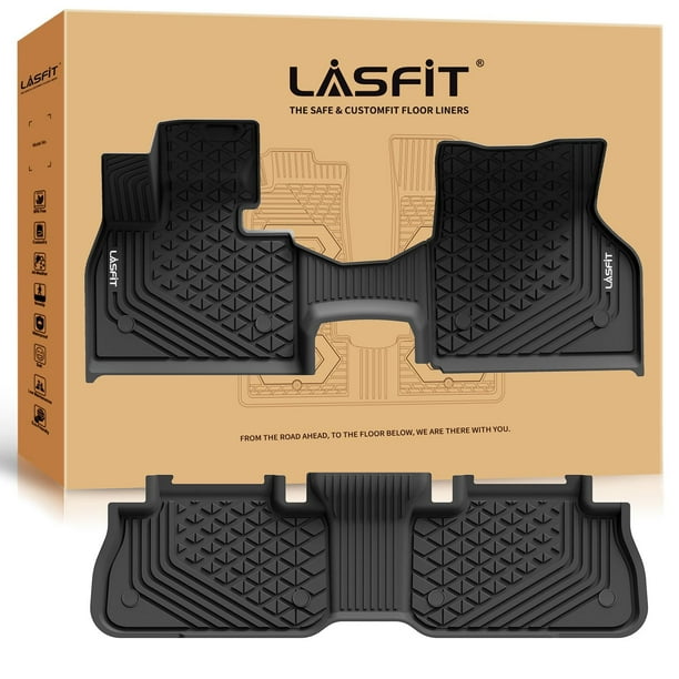Alfombrillas LASFIT para BMW IX xDrive50, M60, 2025, TPE, color negro