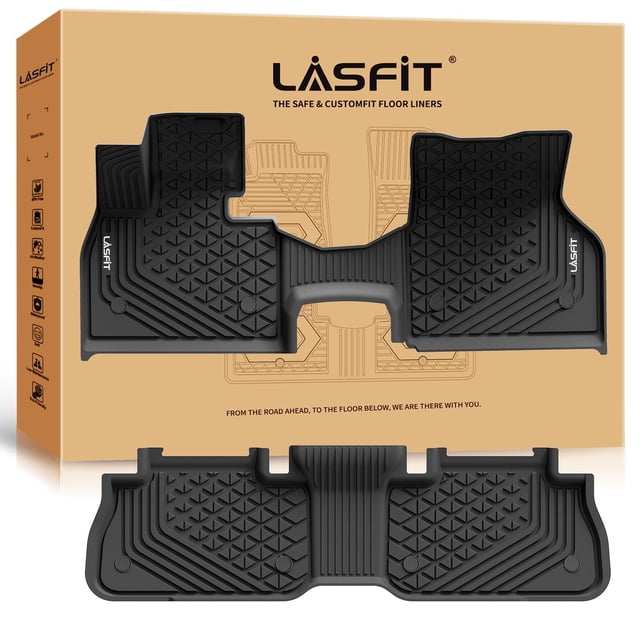 Alfombrillas LASFIT para BMW IX xDrive50, M60, 2025, TPE, color negro