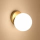 thumbnail image 1 of Lámpara de pared moderna, luces de techo de vidrio E27, lámpara de pared interior para estudio, pasillo, guardarropa (bombilla no incluida), 1 of 5