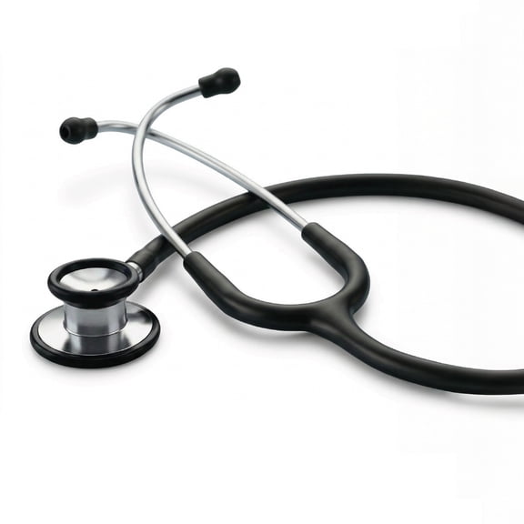 Pinnacle Series Stainless Steel Adult Stethoscope, Black