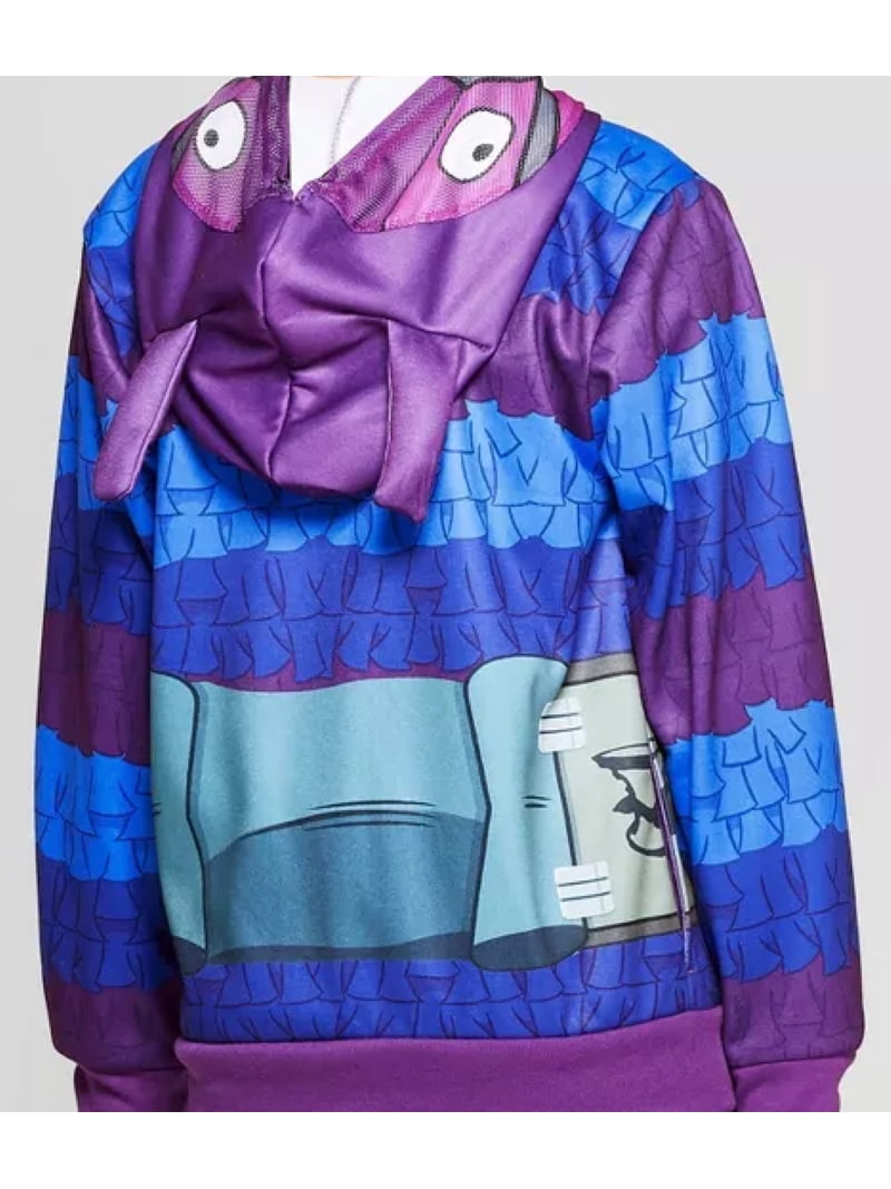 Fortnite Kids' Llama Hoodie Sweatshirt Zip Jacket, Cosplay
