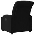 thumbnail image 2 of vidaXL Fauteuil Inclinable de Massage en Tissu Noir, 2 of 5