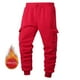 thumbnail image 1 of Ceisia Gift Men's All-Season Casual Pants - Fashion Solid Color Multi-Pocket Elastic Waist Full-Length Polyester Pants, 1 of 5