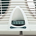 thumbnail image 3 of Holmes Dual Blade 2 Speed Energy Efficient Twin Window Fan w/Thermostat, White, 3 of 4