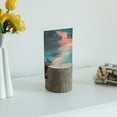 thumbnail image 2 of Natural Wooden Rustic Table Wood Place Card Holder, 2 of 9