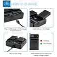 thumbnail image 4 of BM Premium 2 LP-E10 Batteries and Dual Bay Battery Charger for Canon EOS Rebel T3, T5, T6, T7, EOS 1100D, EOS 1200D, EOS 1300D, EOS 2000D Cameras, 4 of 8
