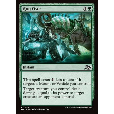 MtG Aetherdrift Common Run Over #179