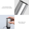 thumbnail image 2 of Wine Pourer,304 Stainless Wine Pourer Decanter Dispenser Aerator Pourer Dispenser Tube With Slanted Type-c Wine Pourer With Outlet Dispenser Slanted Outlet Pourer Tube Wine Aerator Dispenser Pourer, 2 of 6
