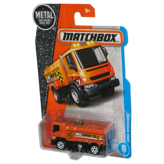 Matchbox MBX Swisher (2016) Mattel Orange Metal Toy 16/125