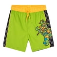 thumbnail image 3 of Teenage Mutant Ninja Turtles Donatello Raphael Leonardo Cosplay Rash Guard and Swim Trunks UPF 50+ Outfit Set Infant to Little Kid, 3 of 4