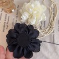 thumbnail image 3 of 2 gargantillas de flores y rosas, gargantilla de flores grandes para mujeres, collar de playa de verano, joyería para mujeres y niñas, 3 of 6