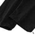 thumbnail image 5 of SeCaotees Men’s Capri Casual Pants, Elastic Waist Relaxed Fit Lightweight Breathable Cropped Bottoms with Hand Pockets for Summer Daily Wear Black,L, 5 of 9