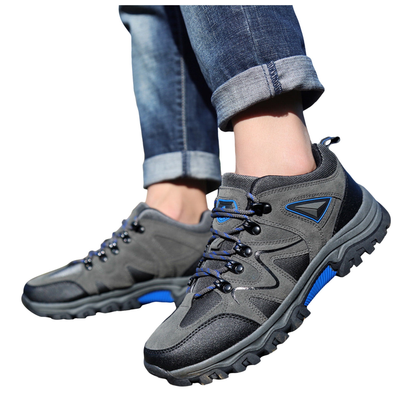 kamemir Men's Hiking Boot(Gray,8)