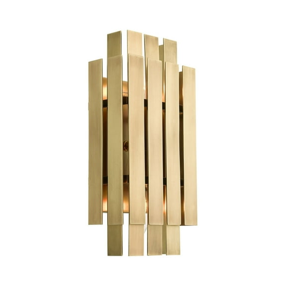 Livex Lighting - Greenwich - 2 Light ADA Wall Sconce in Mid Century Modern Style