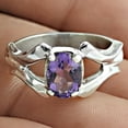 thumbnail image 3 of Natural Amethyst Engagement Ring, Real 925 Sterling Silver, Statement Ring, Proposal Ring, Everyday Ring, Western Ring, Meditation Ring, Stylish Ring, Valentines Day Gifts For Her (amethyst, 7), 3 of 5