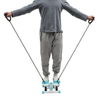 Portable Step Fitness Machine for Weight Loss and Strength Training with Hydraulic Drive System, High Capacity, and Compact Design for Home Use