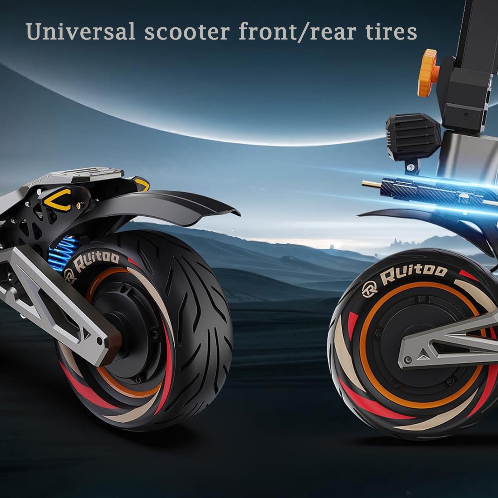 M6 Max E-Scooters Tire, 11" Off-Road Pneumatic Tire for Universal Scooter Front /Rear Tire,105/65-6.5