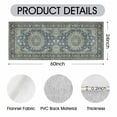 thumbnail image 4 of 2x5 Hallway Runner Rug, Washable Non Slip Low Pile Soft Distressed Dusty Teal Oriental Vintage Rugs for Kitchen Bedroom Entryway Laundry Living Room, 4 of 11