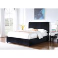 thumbnail image 1 of King Platform Bed with Lift Storage, Black, 1 of 3
