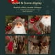 thumbnail image 5 of Figuras de Papá Noel de 45 cm (18 pulgadas) Muñeco de Papá Noel de pie Estatua de Papá Noel para decoración navideña de ventanas, escritorios y hogares., 5 of 7