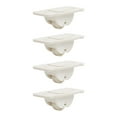 thumbnail image 4 of LOVIVER 4 Pieces Small Fixed Caster Paste Pulleys Accessories for Storage Box Sturdy, 4 of 7