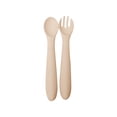 thumbnail image 2 of MMJ Silicone Baby Fork and Spoon Set Soft Colorful Toddler Utensils for Self Feeding Weaning, 2 of 8