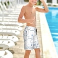 thumbnail image 5 of Cinnamoroll Boys Swim Trunks Quick Dry Boards Shorts For Kids Beach Swim Shorts, 5 of 7
